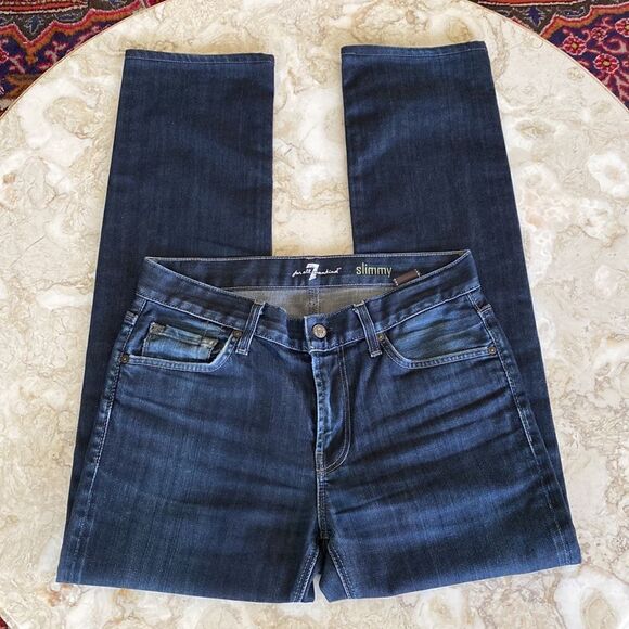 7 For All Mankind Slimmy Straight Leg Jeans - Picture 4 of 13
